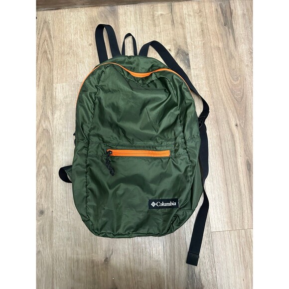 Columbia Dark Green Lightweight Packable Backpack - Picture 1 of 3